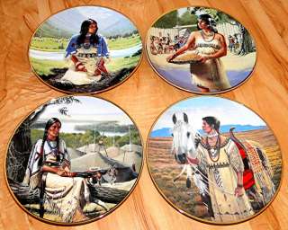 Own This Very Nice Collectible Set Of Indian Plates Today. Would Make 