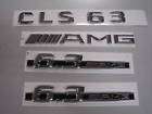 Mercedes Benz Genuine S63 AMG Emblem Badge Kit Set CLS