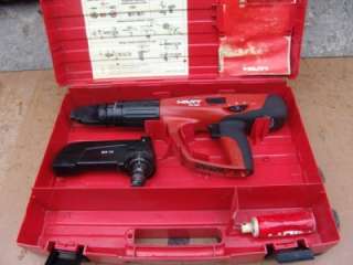 HILTI DX 460 POWDER ACTUATED NAIL STUD GUN HAMMER & MAGAZINE GREAT 