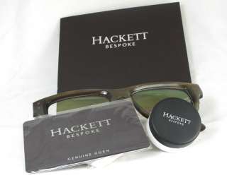 NEW HACKETT BESPOKE DESIGNER EYEWEAR GLASSES GENUINE HORN HEB802 SWISS 
