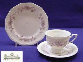 Rosenthal MARIA Classic Rose TRIO Cup, Saucer & Plate  
