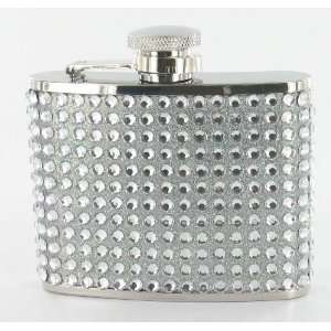  Diamonte Hip Flask 4oz (FL12)  Flask With Full Bling 
