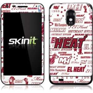  Miami Heat Historic Blast Vinyl Skin for Samsung Galaxy S II Epic 