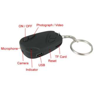 Mini Car Key Chain DVR Video Recorder with Hidden Spy Camera  