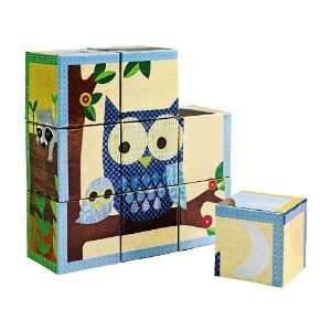   Forest Friends 9 Piece Laminated Cardboard Block Puzzle Toys & Games