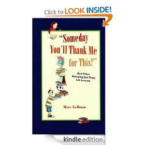   Youll Thank Me for This Marc Gellman  Kindle Store