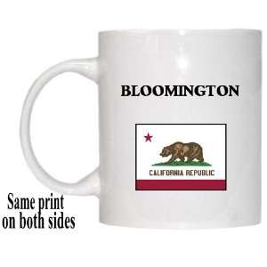    US State Flag   BLOOMINGTON, California (CA) Mug 