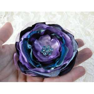   Handmade, Unique, Elegant   Blue Purple with Crystals 