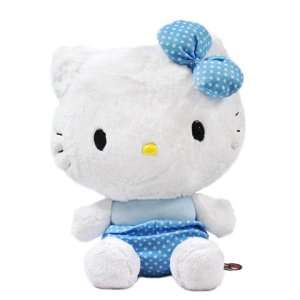   Hello Kitty Giant Plush Doll Toy   17 Blue Star Ribbon Toys & Games