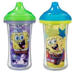 Munchkin 2 Piece SpongeBob SquarePants Insulated Sippy Cup, Colors May 