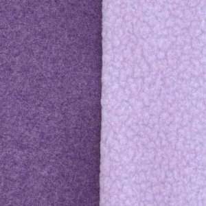  58 Wide Malden Mills Double sided Fleece Purple/Lavender 