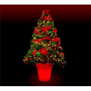  Twist   Stella Illuminated Christmas Tree Pot Patio, Lawn 