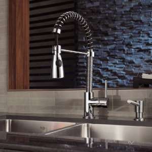 Kraus Chrome Kitchen Pull Out Faucet KPF1612