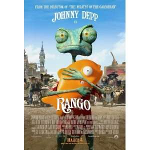  RANGO B 27X40 ORIGINAL D/S MOVIE POSTER 