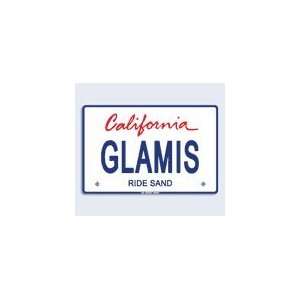 Seaweed Surf Co Glamis California Ride Sand Aluminum Sign 18x12 in 