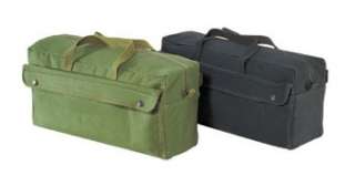 Jumbo Military Mechanics Canvas Tool Bag Zip Olive NWT  
