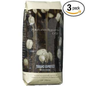Portland Roasting Co. Teramo Espresso Whole Bean, 12 Ounce Bags (Pack 