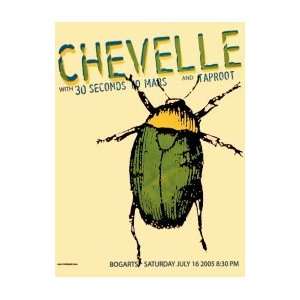 CHEVELLE   Limited Edition Concert Poster   by PowerHouse Factories 
