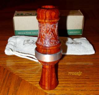 RNT RICH N TONE DAISY CUTTER TIMBER HAWG SINGLE REED DUCK CALL 