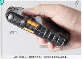 Original AGM ROCK V5 2SIM 5MP 3G Android 3.5Touch IP67 Water Proof 