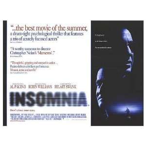  Insomnia Original Movie Poster, 40 x 30 (2002)