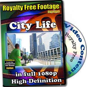 City Life HD Royalty Free Video Stock Footage, Personal  