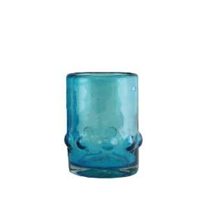  VIVAZ Bolitas Double Old Fashioned Glass, Turquoise 