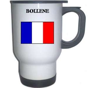  France   BOLLENE White Stainless Steel Mug Everything 