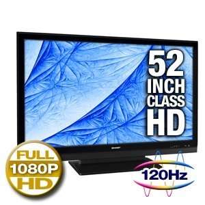  SHARP 52IN LCD HD TV 1080P 120HZ   LC52SB57UN Electronics