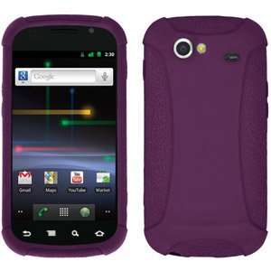   Case Purple For Google Samsung Nexus S Fashionable Premium Silicone