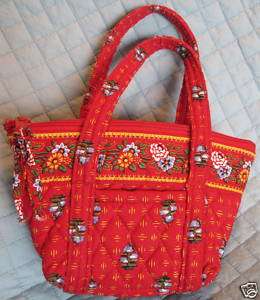 VERA BRADLEY SOLD OUT RET PROVINCIAL RED TEENY PADDY  