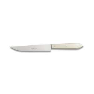   Tip 4 Piece White Metacrylate Handle Steak Knife, 5 1/10 Inch Blade