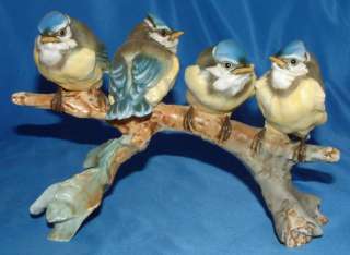 Kaiser Porcelain Figurine Four Birds Lim. Ed. #320  