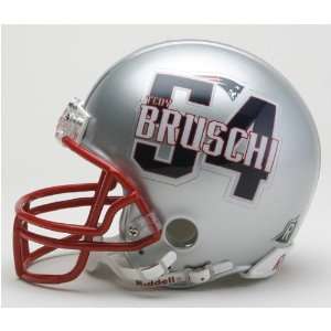 Tedy Bruschi #54 New England Patriots Miniature Replica NFL Helmet w 