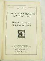 Antique 1912 Catalog Bittenbender Co. Supplies Hardware Industrial 