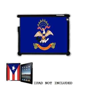   Dakota Flag Emblem Snap On Shell Case Cover for Apple iPad 2 Black