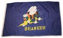 US Seabees Flag 3 x 5 USA Banner  