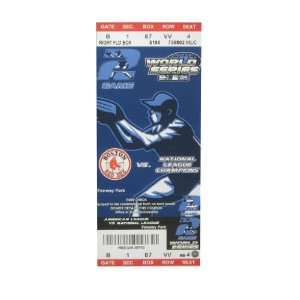   Series Mega TicketBoston Red Sox   Boston Red Sox