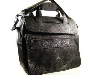 Air Jordan Retro 3 Flips Messenger Laptop Bag Black Cement 437368 010 