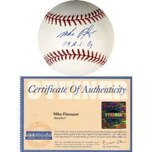  Mike Flanagan Autographed Ball   with  79 A L Cy 