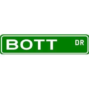 BOTT Street Sign ~ Family Lastname Sign ~ Gameroom, Basement, Garage 