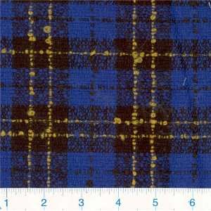  58 Wide Boucle Blue Plaid Fabric By The Yard Arts 