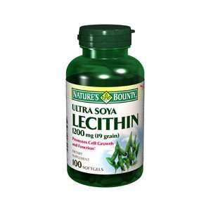  NATURES BOUNTY ULTRA SOYA LECITHIN 1200MG 100SG by NATURES BOUNTY 