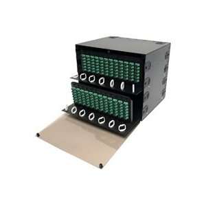  Slide Out Patch Panel, Rack Mount 8.5RU, 24 Panel & 16 