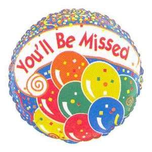    Miss You Balloons   18 Youll Be Missed Qualatex Toys & Games