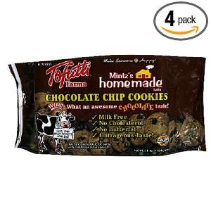 Tofutti Dairy Free Cookies, Chocolate Chip, 16 Ounce Pack (Pack of 4 