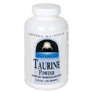  Source Naturals Taurine Powder 100gm, 100 grams (Pack of 3 