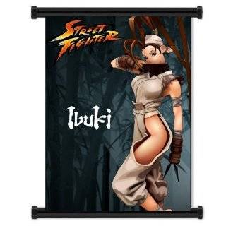Super Street Fighter IV Game Sexy Ibuki Fabric Wall Scroll Poster (32 