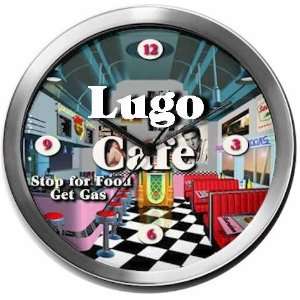  LUGO 14 Inch Cafe Metal Clock Quartz Movement Kitchen 