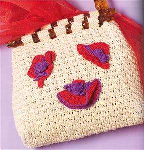 EASY LIVING CROCHET Afghan Purse Baby Pattern Book NEW  